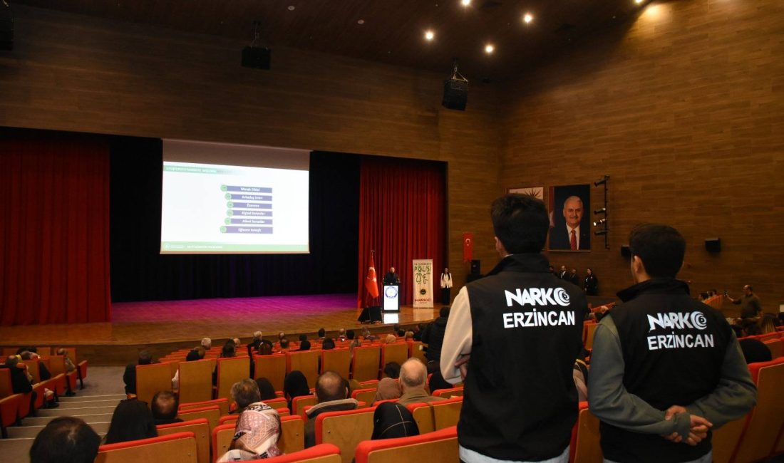 Erzincan’da İçişleri Bakanlığı koordinesinde hayata geçirilen "En İyi Narkotik Polisi;