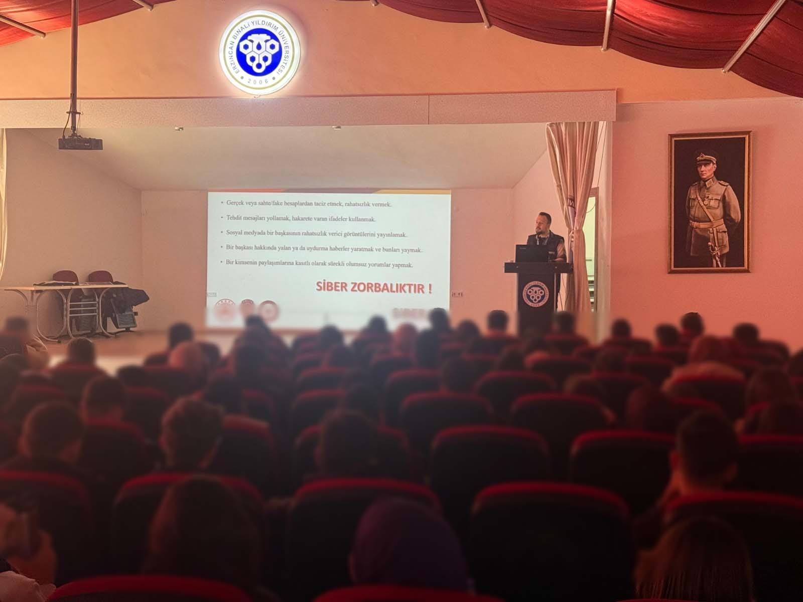 Erzincan İl Emniyet Müdürlüğü SİBER Suçlarla Mücadele Şube Müdürlüğü personelince,