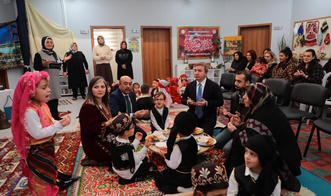 Mimar Sinan Anaokulunun düzenlediği "Gelenekten Geleceğe Memleketim Erzincan" projesi kapsamında