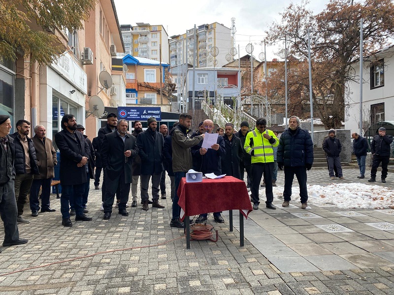 İliç Maden Çalışanları Sosyal Yardımlaşma ve Dayanışma Derneği tarafından yapılan