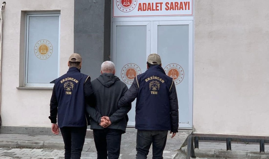 Erzincan İl Emniyet Müdürlüğünce aranan şahıslara yönelik yapılan çalışmalarda; toplamda