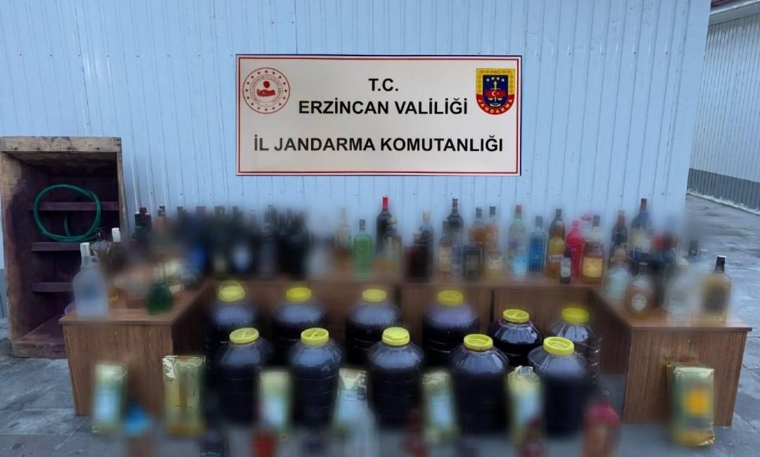 Türkiye genelinde yürütülen Kaçak/Sahte Alkollü İçki Uygulaması kapsamında Erzincan Valiliği