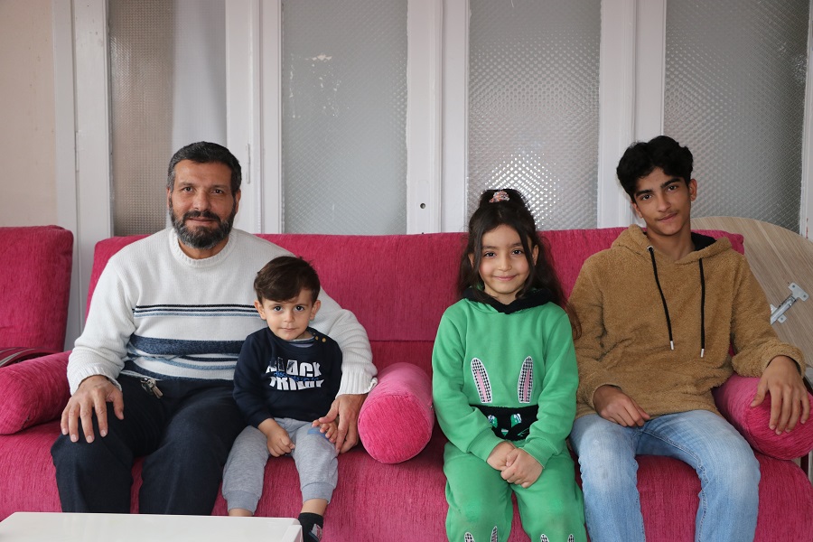 2015 yılında zalim Esed zulmünden kaçarak Erzincan’a yerleşen 5 çocuk