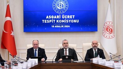 Asgari Ücret Tespit Komisyonu'nun 2025 yılı için asgari ücreti belirleme
