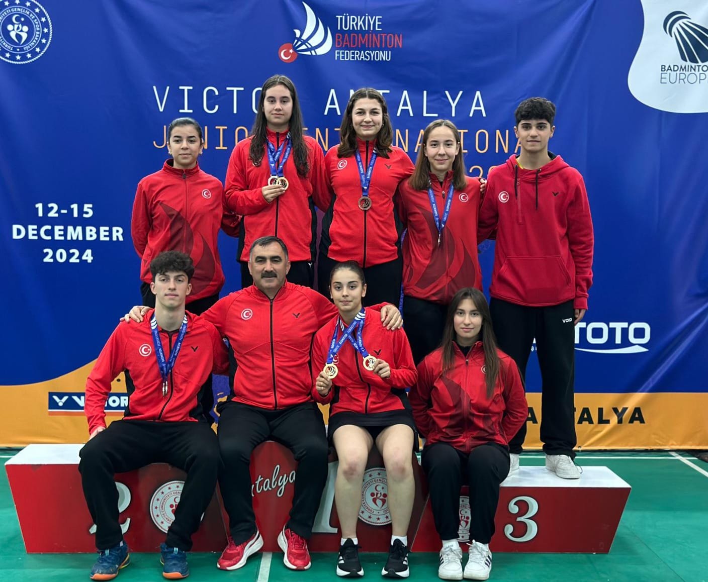 12-15 Aralık 2024 tarihleri arasında Antalya/Kemer'de yapılan Victor Antalya Junior