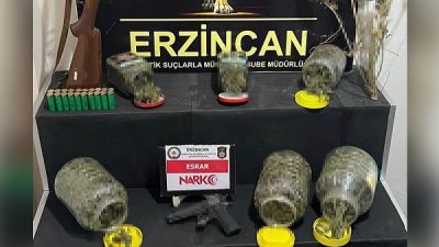 Uyuşturucu ile mücadelesini aralıksız sürdüren Erzincan Polisi, "Uyuşturucu Madde Ticareti