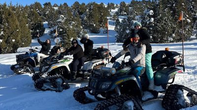 Türkiye’nin önemli kayak merkezlerinden Ergan Dağı Kayak Merkezi’nde doğa ile