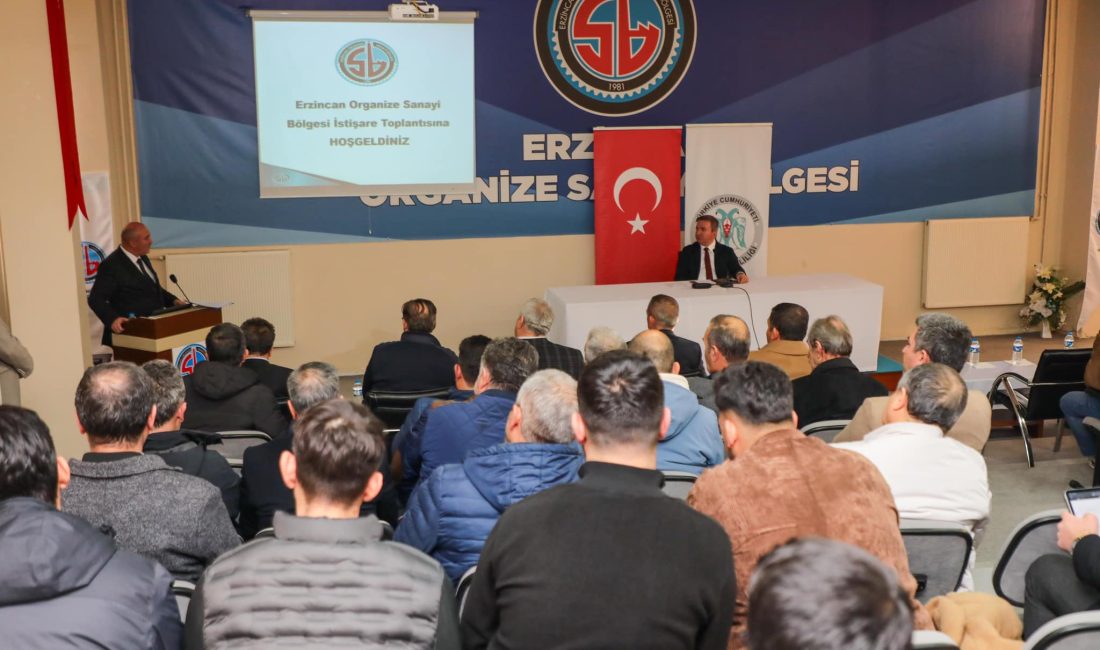 Erzincan Valisi Hamza Aydoğdu başkanlığında, ilgili kurum müdürleri, Erzincan Organize
