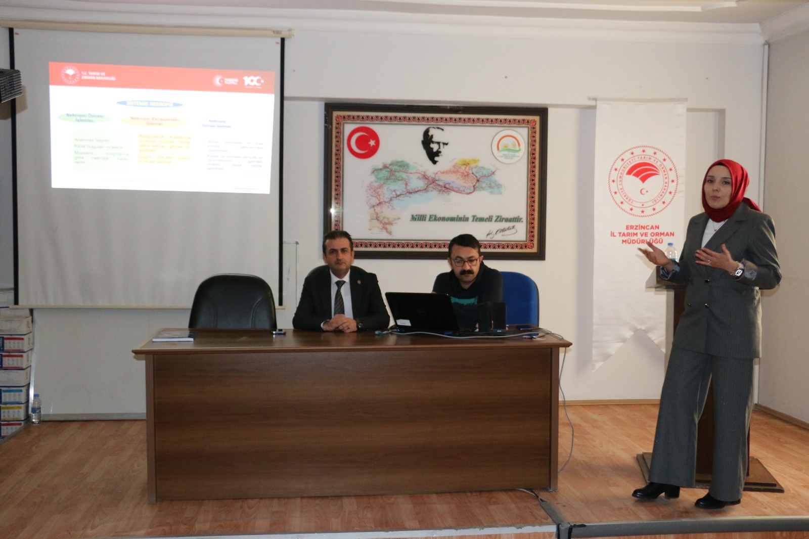 Erzincan’da ile ve ilçelerde görev yapan veteriner hekimlerin resmi numune