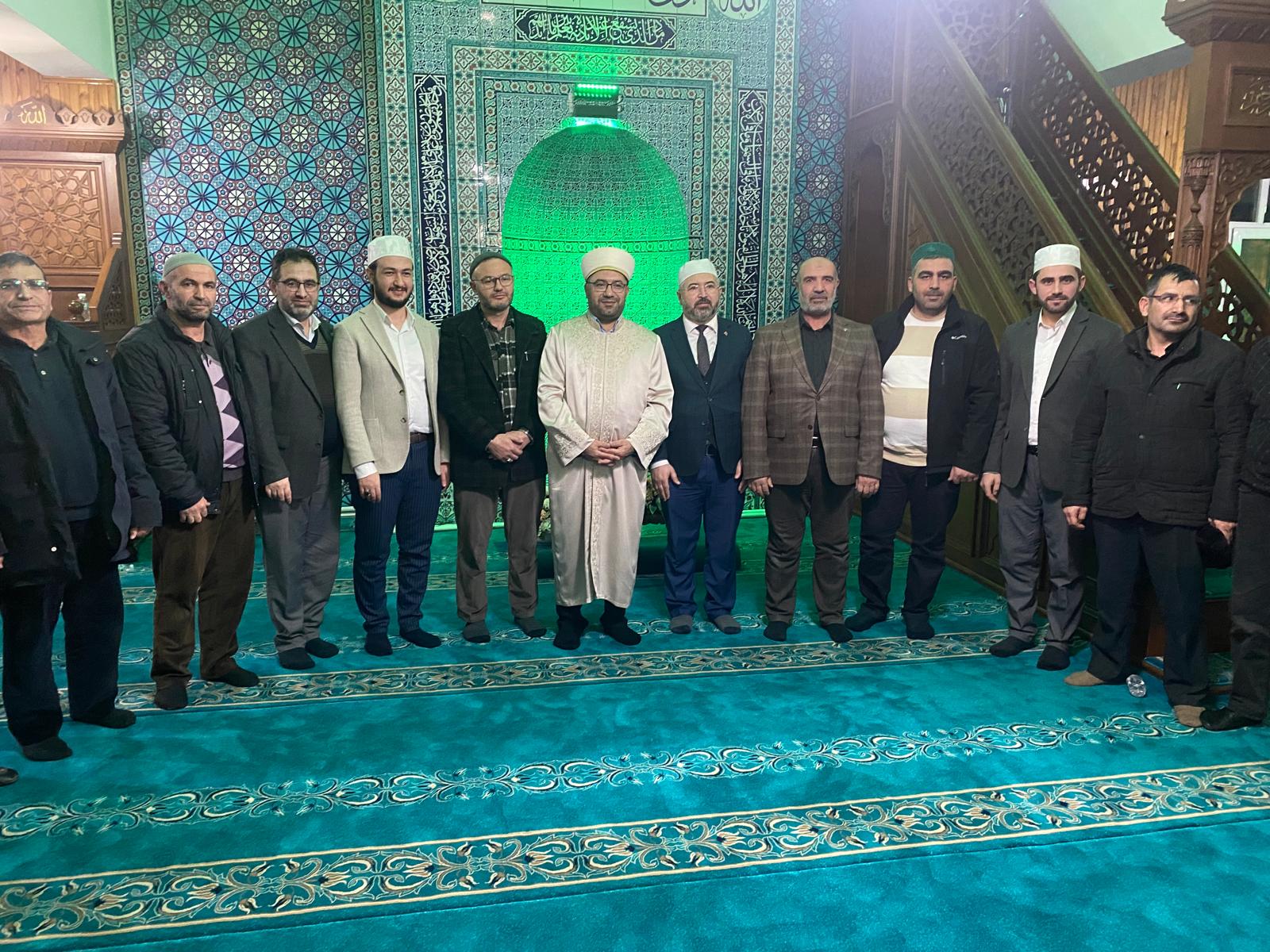 Erzincan İl Müftüsü İsmail Fakirullahoğlu, müftü yardımcımız Gökhan Badem ile