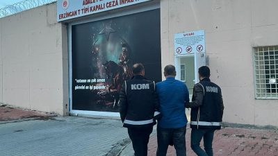 Erzincan Polisi araması bulunan şahıslara yönelik yaptığı operasyonlarda 71 yıl
