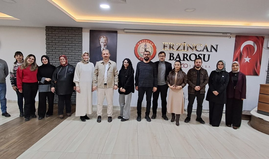 Sosyal projelere ağırlık veren Erzincan Barosu tarafından üye avukatların katılımları