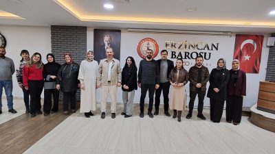 Sosyal projelere ağırlık veren Erzincan Barosu tarafından üye avukatların katılımları