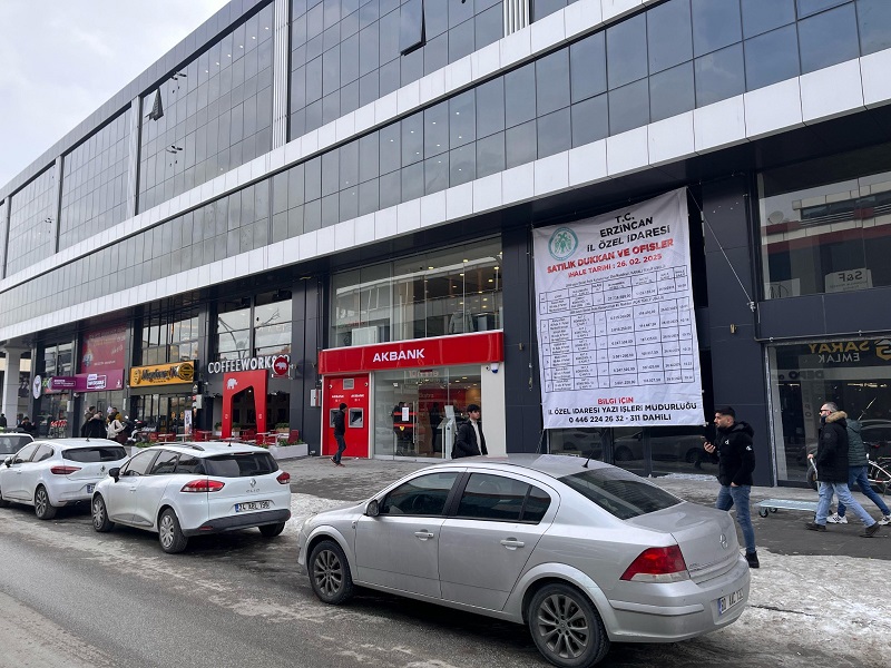 Erzincan İl Özel İdaresi, mülkiyeti kendisine ait olan Erzincan Merkez