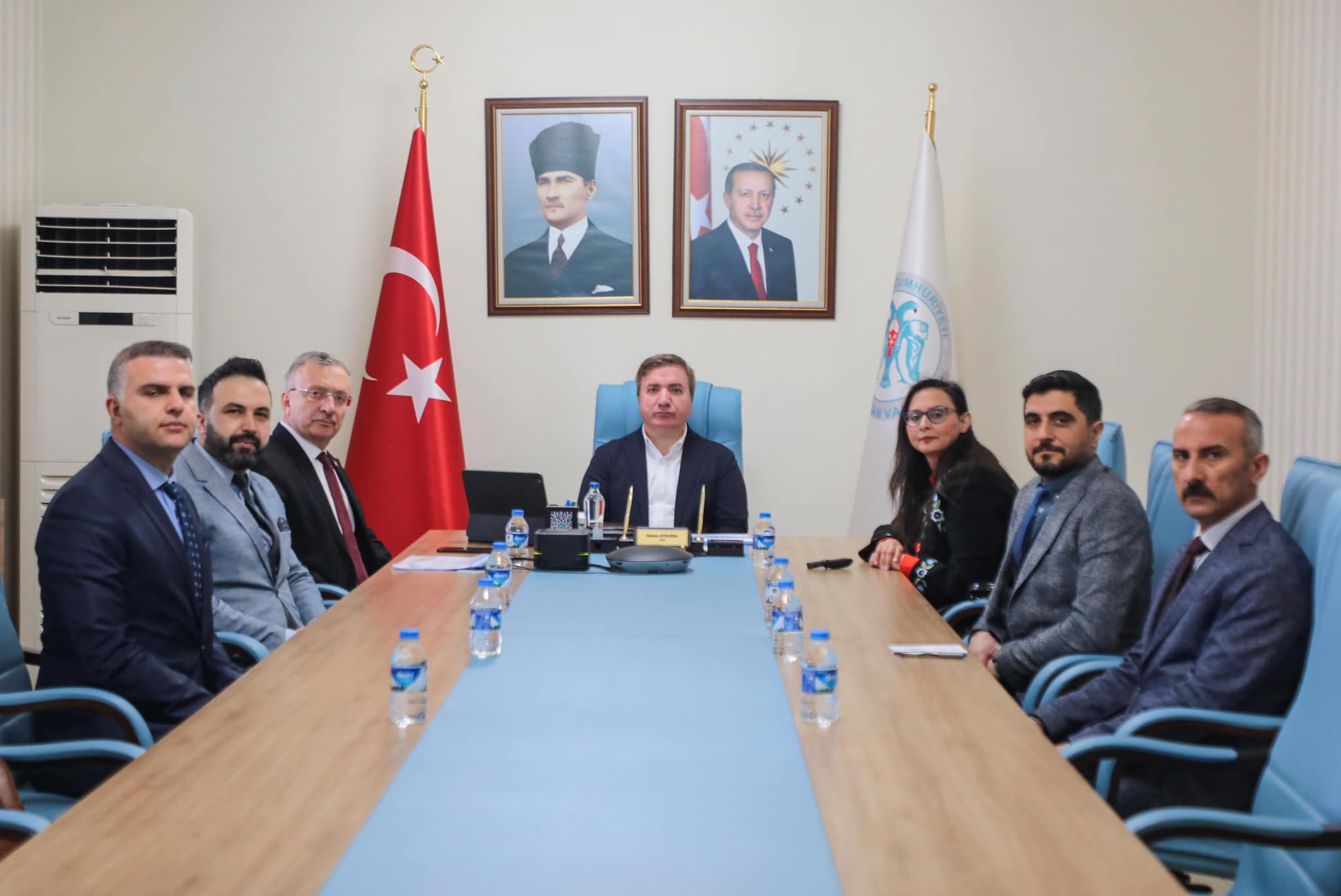 Erzincan Valisi Hamza Aydoğdu başkanlığında ERASMUS + projesi ile ilgili