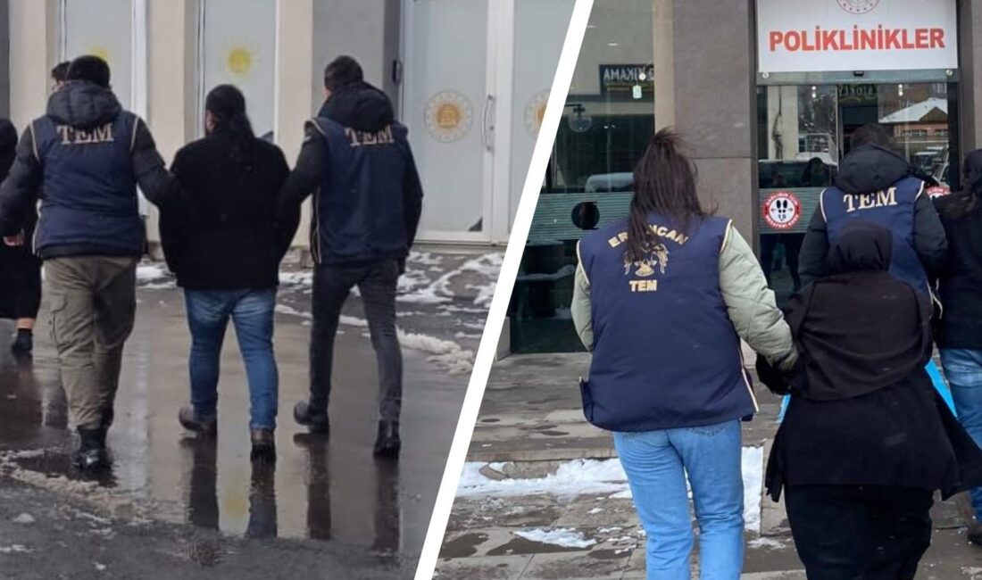 Erzincan’da Sosyal Medya hesapları üzerinden terör örgütü propagandası yaptıkları tespit