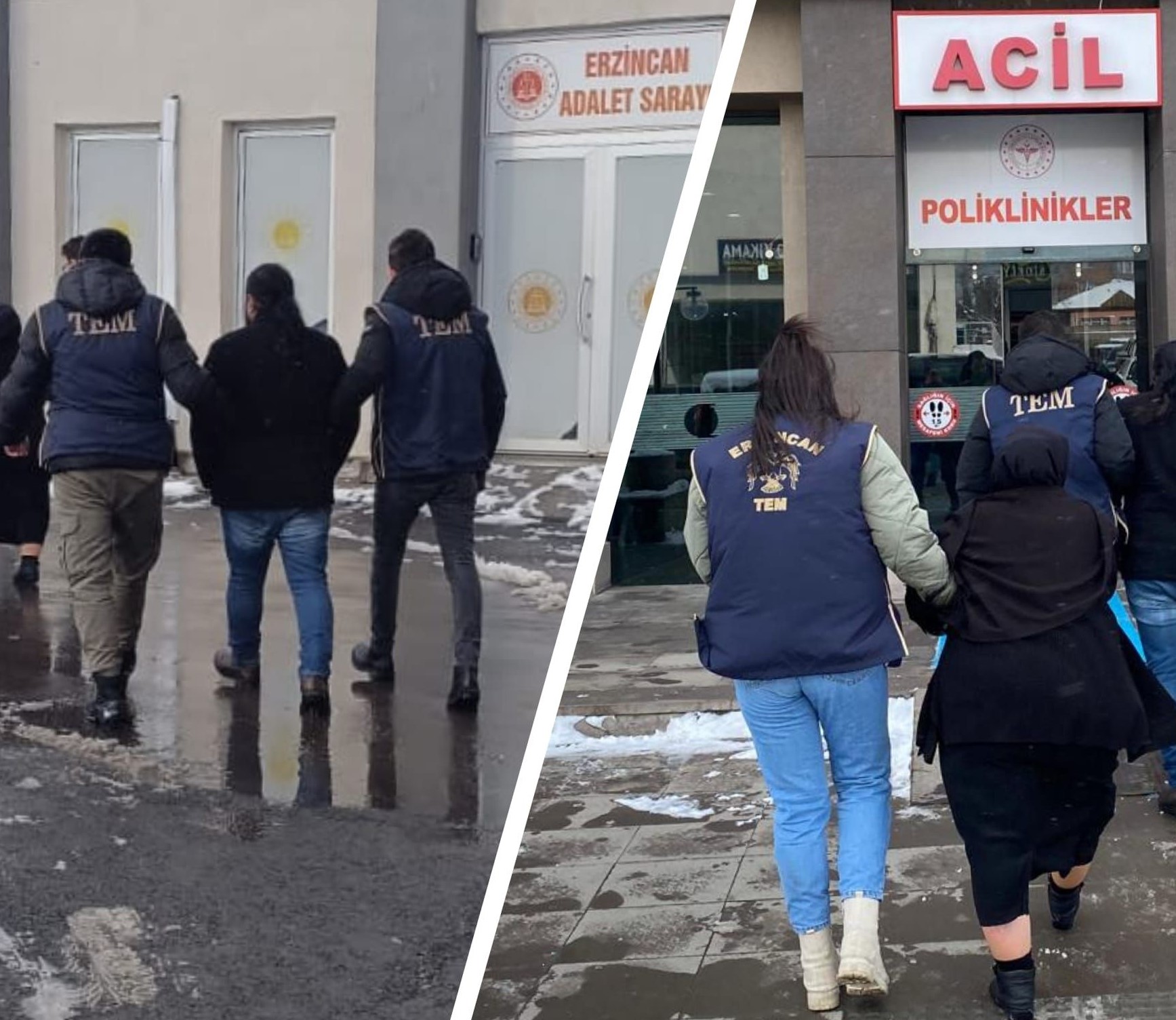 Erzincan’da Sosyal Medya hesapları üzerinden terör örgütü propagandası yaptıkları tespit