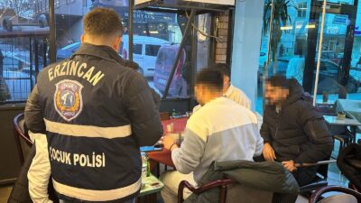 Erzincan İl Emniyet Müdürlüğü Çocuk Şube Müdürlüğü personelince, Kıraathane ve