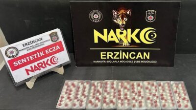 Uyuşturucu ile mücadelesini aralıksız sürdüren Erzincan Polisi gerçekleştirdiği çalışma kapsamında