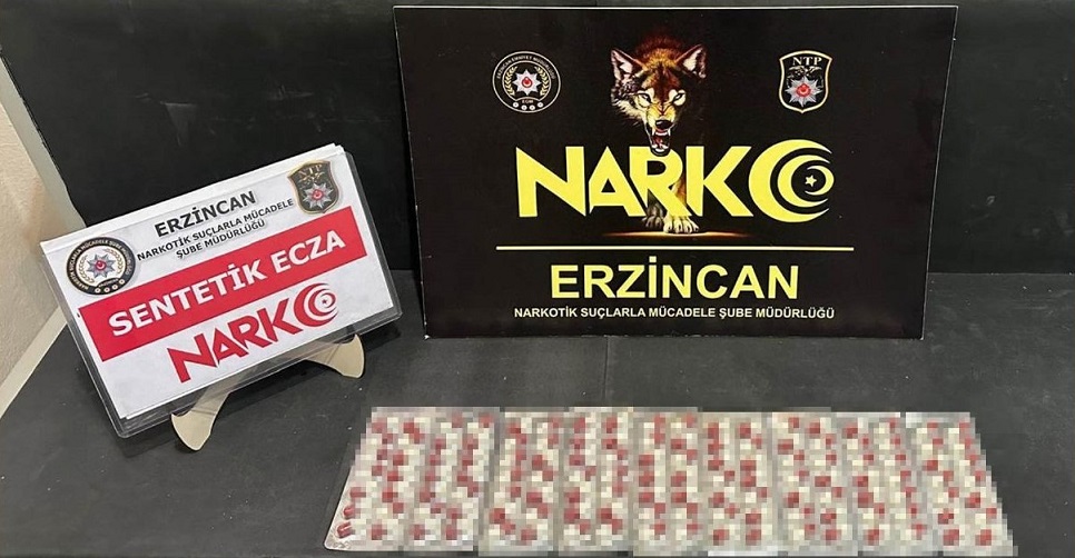 Uyuşturucu ile mücadelesini aralıksız sürdüren Erzincan Polisi gerçekleştirdiği çalışma kapsamında