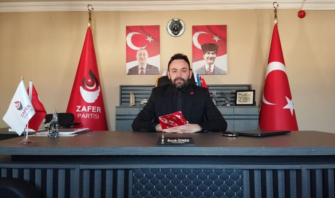 Zafer Partisi Erzincan İl Başkanı Burak Özmen, 13 Şubat Erzincan’ın