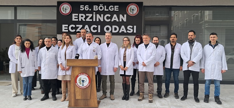 56’ncı Bölge Erzincan Eczacı Odası Başkanı Burak Sarıkaya, eczanelerin artan