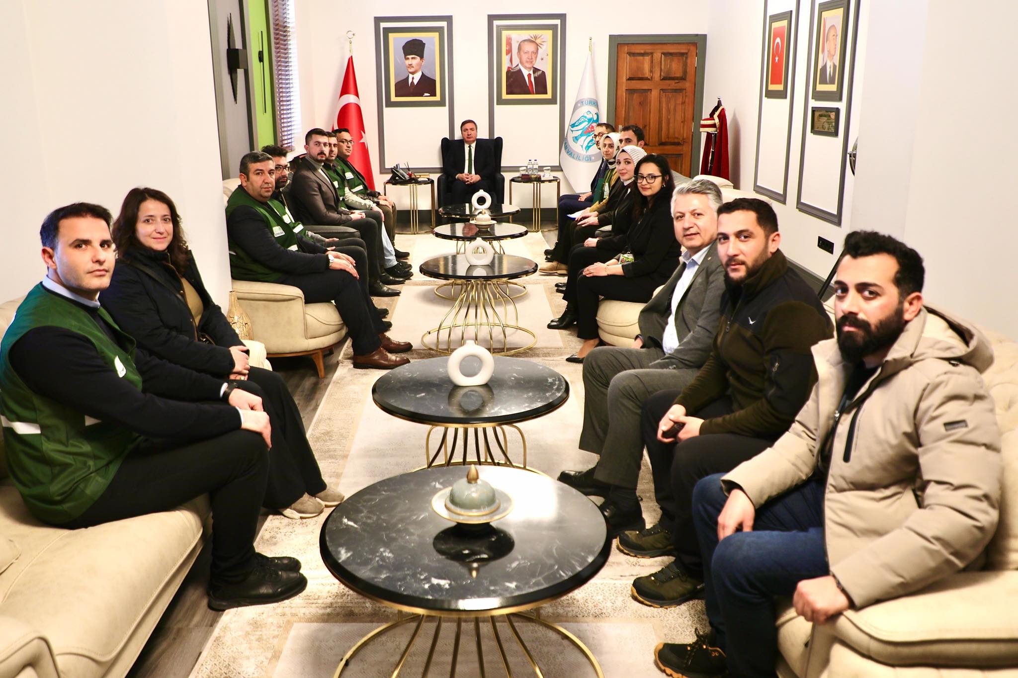 Yeşilay Haftası kapsamında Türkiye Yeşilay Cemiyeti Erzincan Şube Başkanı Av.