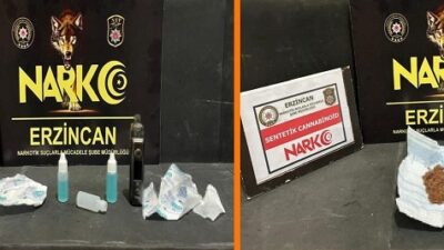 Uyuşturucu ile mücadelesini aralıksız sürdüren Erzincan Polisi gerçekleştirdiği çalışma kapsamında,