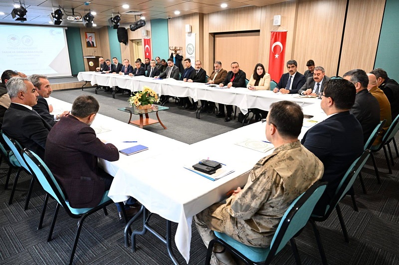 İl Hayvanları Koruma Kurulu toplandı. Erzurum Valisi Mustafa Çiftçi başkanlığında