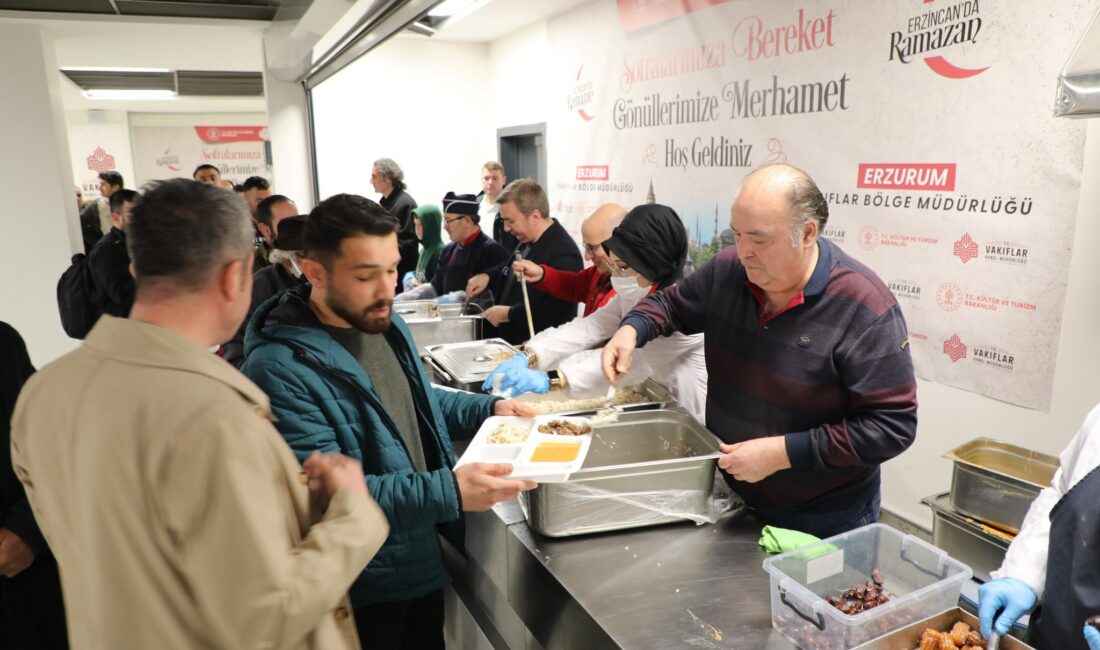 Ramazan ayı boyunca Erzincan Valiliği ve Vakıflar Genel Müdürlüğü koordinesinde