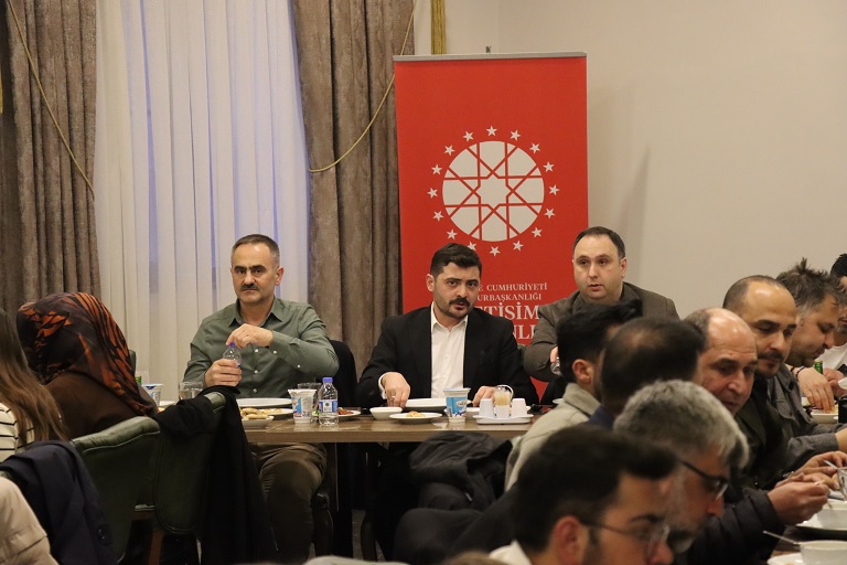 İletişim Başkanlığı Erzincan Bölge Müdürlüğü tarafından Erzincan’da görev yapan yerel