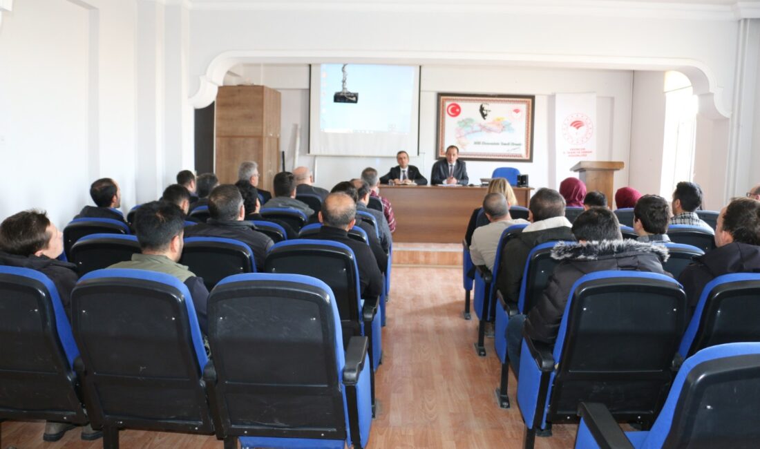 Erzincan Tarım ve Orman İl Müdürlüğü bahar aylarında başlayacak olan