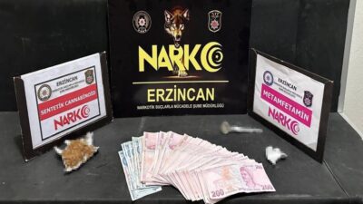 Uyuşturucu ile mücadelesini aralıksız sürdüren Erzincan Polisi gerçekleştirdiği çalışma kapsamında,
