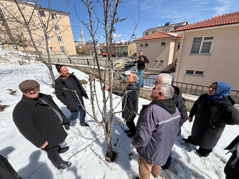 Erzincan’da bahar aylarının gelmesi ile birlikte bağ ve bahçelerde hareketlilik