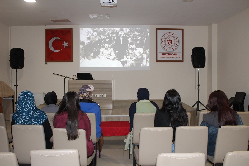 Erzincan Gençlik ve Spor İl Müdürlüğü Salih Baba Yurdu, öğrencilerine