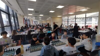 23 Nisan Ulusal Egemenlik ve Çocuk Bayramı coşkusu satranç turnuvasına