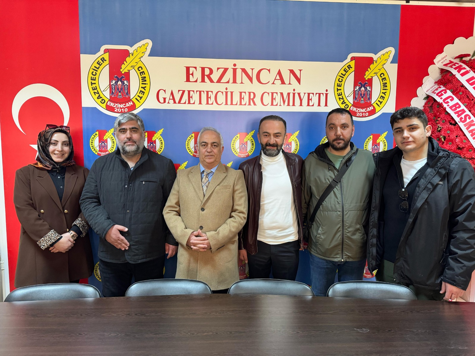 Hafta sonu gerçekleştirilen Erzincan Gazeteciler Cemiyeti 6. Olağan Genel Kurulunda