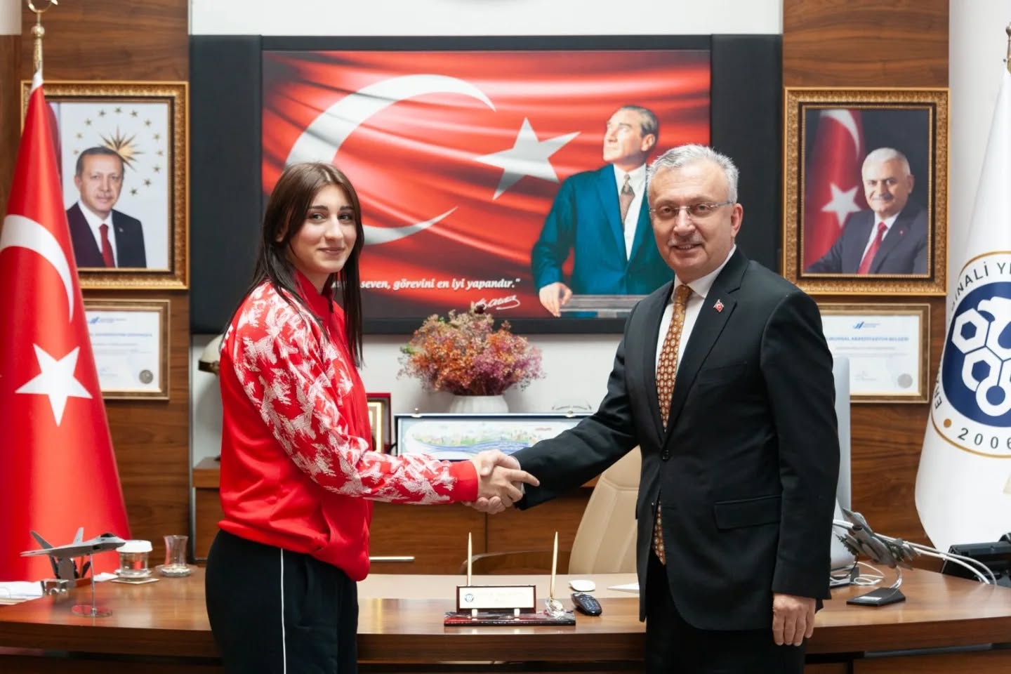 Avrupa Şampiyonu Erzincan Binali Yıldırım Üniversitesi Spor Bilimleri Fakültesi Spor