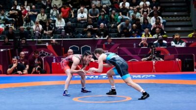 Slovakya'da düzenlenen Avrupa Güreş Şampiyonası'nda kadınlar 57 kg. de Türkiye’yi