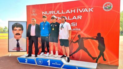 Bursa’daki Nurullah İVAK Atmalar Türkiye Şampiyonası'nda Poyraz Aslan ciritte şampiyon,