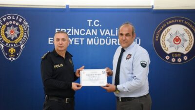 Erzincan İl Emniyet Müdürlüğü Özel Güvenlik Şube Müdürlüğü tarafından bankalarda