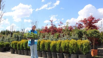 Terzi Baba Yurdu'nda düzenlenen hobi bahçesi etkinliğiyle öğrenciler, toprakla buluşarak