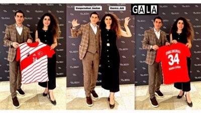 Genç Başkan Özgür Subaşı Dubai’den gelen Semra Çağın’ı ziyaret etti.