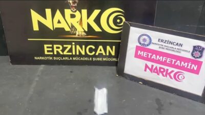 Uyuşturucu ile mücadelesini aralıksız sürdüren Erzincan Polisi gerçekleştirdiği çalışma kapsamında,