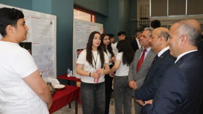 Erzincan’da Mesleki ve Teknik Anadolu Lisesi'nde TUBİTAK 4006 Bilim Fuarı