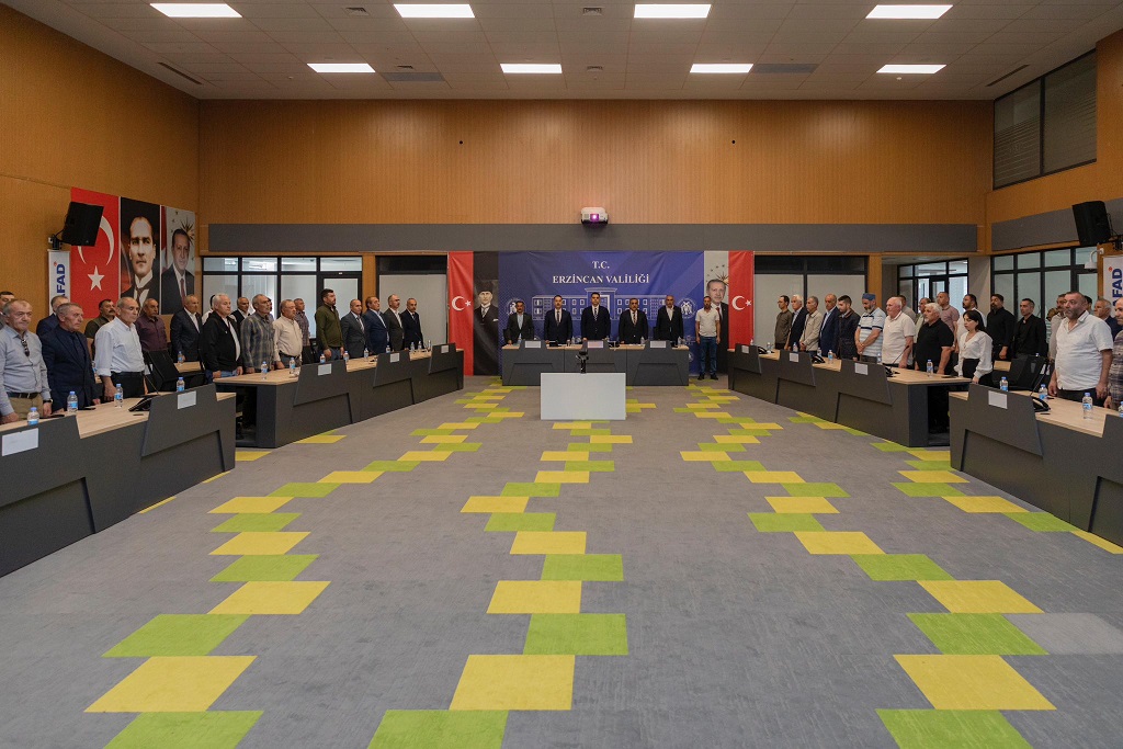Erzincan’ın Merkez İlçesi Köyler Birliği Meclisinin Olağan Toplantısı Erzincan Vali