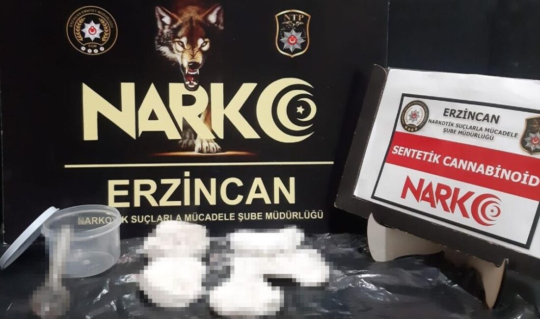 Erzincan İl Emniyet Müdürlüğü Narkotik Suçlarla Mücadele Şube Müdürlüğü ve