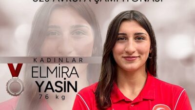 İtalya’nın Caorle kentinde düzenlenen U20 Avrupa Güreş Şampiyonası’nda kadınlar 76