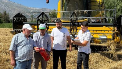 Temmuz ayının ortalarının gelmesiyle birlikte Erzincan’da buğday hasadı da başladı.