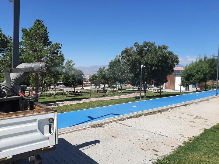 Erzincan Belediyesi Veteriner İşleri Müdürlüğü tarafından havaların ısınması ile birlikte